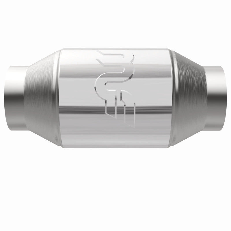 MagnaFlow Premium High Flow Metallic Converter 4in OD - 2.5in In / 2.5in Out Magnaflow Catalytic Converter Universal