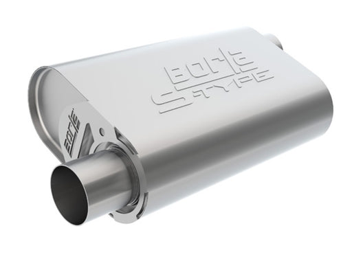 Borla CrateMuffler LS3 S-Type 2.50in Offset/Offset 14inx4.35inx9in Oval Muffler Borla Muffler
