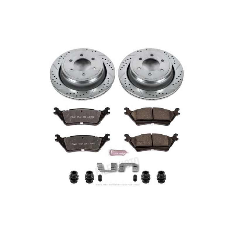 Power Stop 12-18 Ford F-150 Rear Z36 Truck & Tow Brake Kit PowerStop Brake Kits - Performance D&S