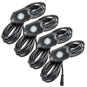 Oracle Bluetooth + RF Underbody Rock Light Kit - 4 PCS - ColorSHIFT ORACLE Lighting Light Bars & Cubes