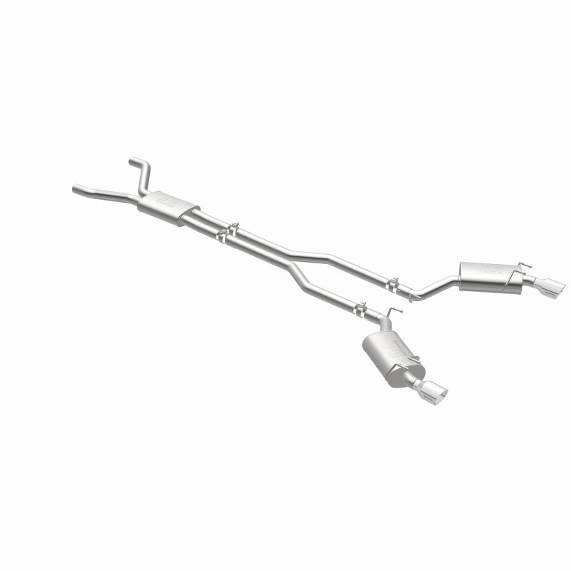 MagnaFlow Cat-Back Stainless Dual Split Rear Exit 4in Polished Tips 11-15 Chevy Camaro 3.6L V6 Magnaflow Catback