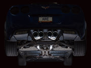 AWE Tuning C6 Chevrolet Corvette Z06/ZR1 Touring Edition Axle-Back Exhaust w/ Chrome Silver Tips AWE Tuning Axle Back