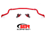 BMR 15-17 S550 Mustang Front Hollow 35mm 3-Hole Adj. Sway Bar Kit - Red BMR Suspension Sway Bars
