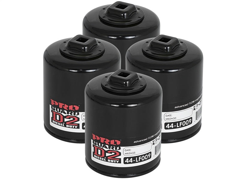 aFe Pro GUARD D2 Oil Filter 03-06 GM Trucks V8 4.8L/5.3L/6.0L (4 Pack) aFe Oil Filters