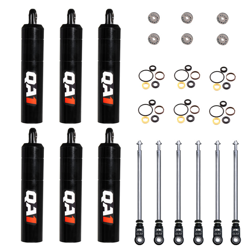 QA1 24.30 Eye-B/Eye-B V-None Dry LD Piston Shock Large Steel 15.38 - 6 Pack QA1 Shocks and Struts