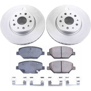 Power Stop 16-19 Chevrolet Camaro Front Z17 Evolution Geomet Coated Brake Kit PowerStop Brake Kits - Performance Blank