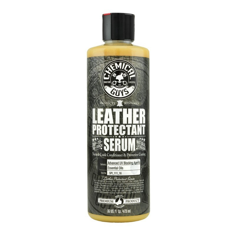 Chemical Guys Leather Serum Natural Look Conditioner & Protective Coating - 16oz Chemical Guys Surface Cleaners
