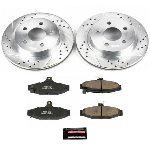 Power Stop 93-97 Chevrolet Camaro Rear Z23 Evolution Sport Brake Kit PowerStop Brake Kits - Performance D&S