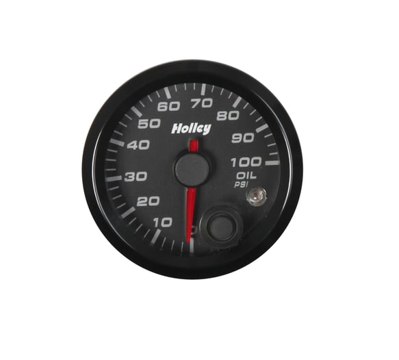 Holley Analog Style Oil Pressure Gauge 26-601 HOLLEY Autoparts