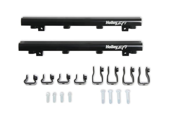 Replacement Fuel Rail Kit For Lo-Ram Dual Injector Manifolds 534-261 HOLLEY Autoparts