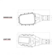 Rigid Industries Reflect Lamp Set Rigid Industries Light Bars & Cubes