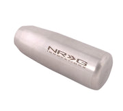 NRG Universal Short Shifter Knob - 3.5in. Length / Heavy Weight .85Lbs. - Silver NRG Shift Knobs