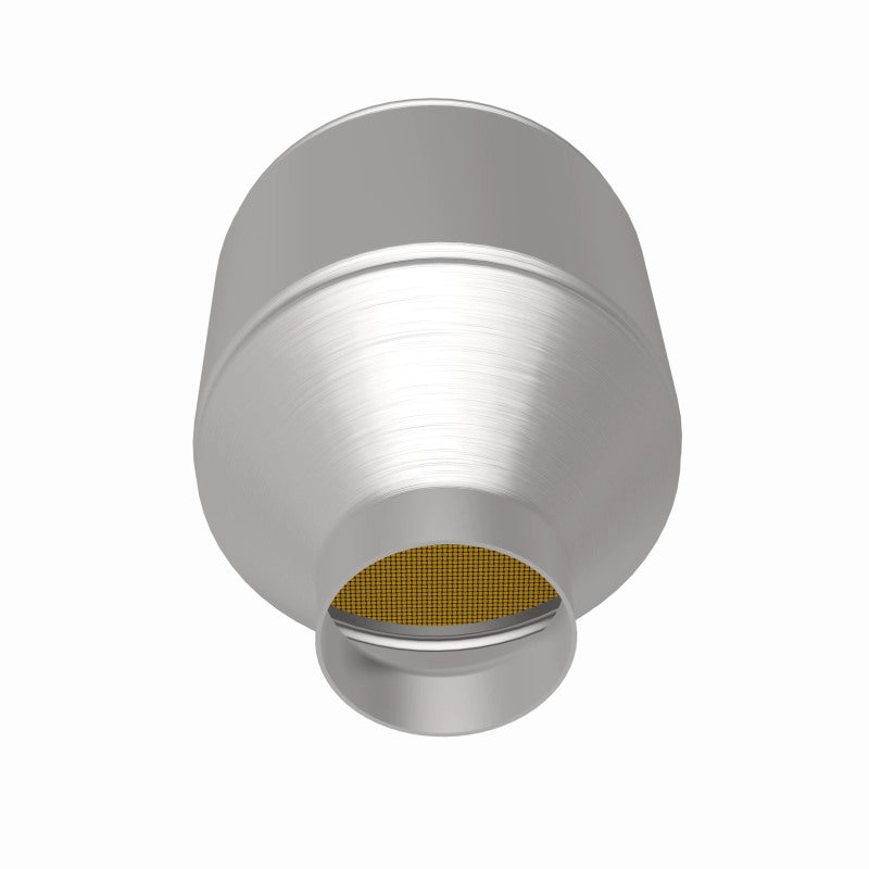 MagnaFlow Conv Univ 2.25in Inlet/Outlet Center/Center Round 3in Body L x 5in W x 8.75in Overall L