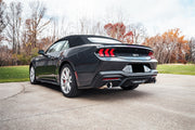 Corsa 24+ Ford Mustang GT Conv. Xtreme Cat-Back Ex. Sys. 3.0in Dual Rear Ex w/4.5in StraightCut Tips CORSA Performance Catback