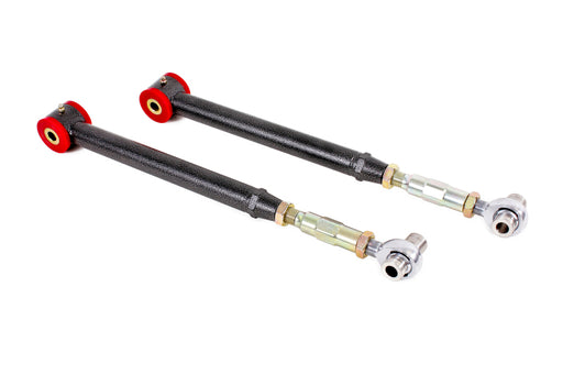 BMR 05-14 S197 Mustang On-Car Adj. Lower Control Arms / Rod End Combo (Poly) - Black Hammertone BMR Suspension Control Arms