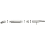 MagnaFlow Cat-Back, SS, 2.5/3in, Turn Down In Front Rear Tire 2015 Ford F150 5.0L V8 Ext Cab Magnaflow Catback