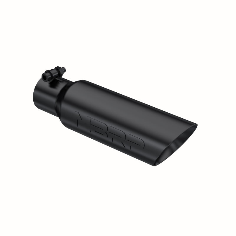 MBRP Universal Tip 3.5 O.D. Dual Wall Angled 2.5 inlet 12 length - Black Finish MBRP Tips