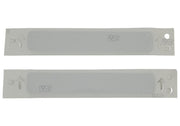 Ford Racing Black/Silver EcoBoost Emblem 3-1/2in x 9/16in - Set of 2 Ford Racing Other Body Components