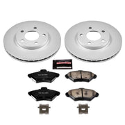 Power Stop 94-98 Ford Mustang Front Z17 Evolution Geomet Coated Brake Kit PowerStop Brake Kits - Performance Blank