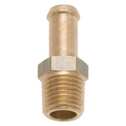Edelbrock Fitting 1/4-18 NPT X 3/8In Single Barb Brass Edelbrock Fittings