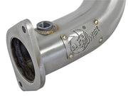 aFe Twisted Steel Down-Pipe Catted 13-16 Cadillac ATS L4-2.0L (t) aFe Downpipes
