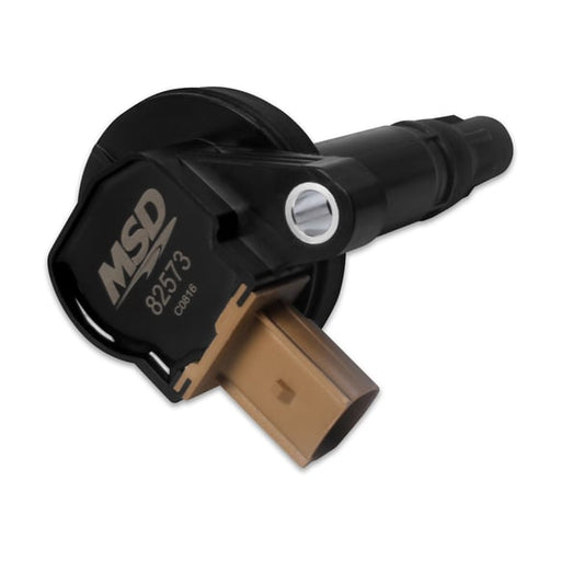 MSD Ignition Coil - Ford EcoBoost - 3.5L V6 - 3-Pin Connector - Black 82573 MSD Autoparts