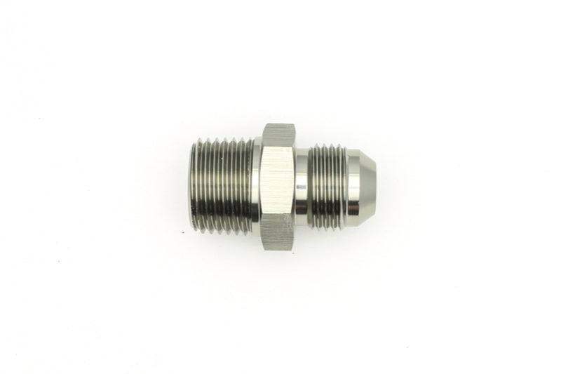 DeatschWerks 8AN Male Flare To 1/2in. Male NPT Adapter DeatschWerks Fittings