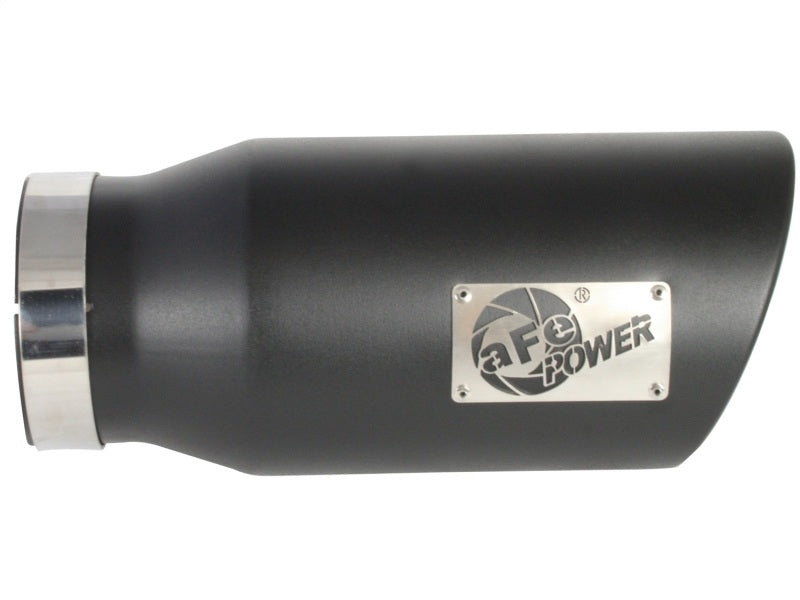 aFe MACH Force-XP 409 SS Right Side Single Wall Exhaust Tip 5in Inlet x 7in Outlet x 15in L aFe Tips