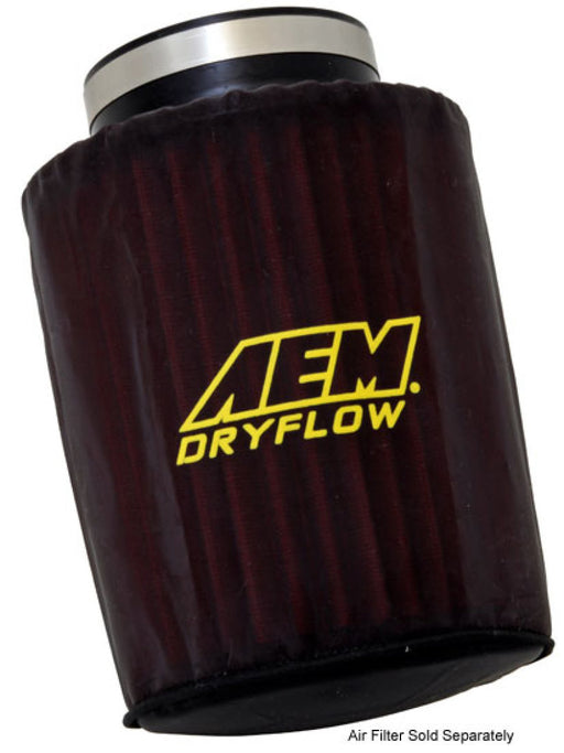AEM Air Filter Wrap 6 in Base 5 1/8in Top 7 1/8 in Tall AEM Induction Pre-Filters