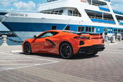 Corsa 2020-25 Corvette C8 3in Xtreme Cat-Back Exhaust 4.5in Black Quad Tips - Deletes stock AFMValve CORSA Performance Catback
