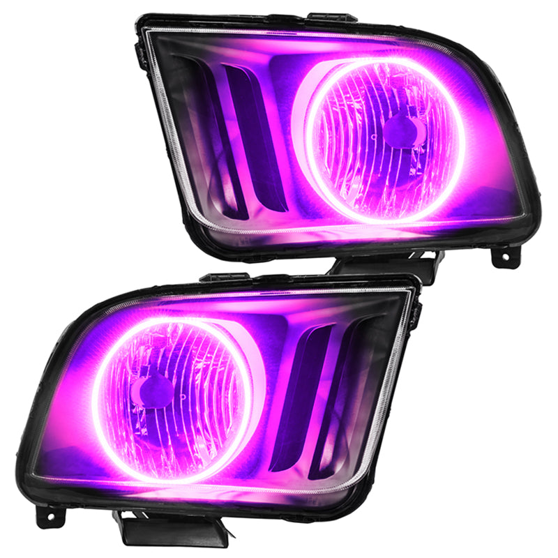 Oracle Ford Mustang 05-09 Halo Kit - ColorSHIFT w/ Simple Controller ORACLE Lighting Headlights