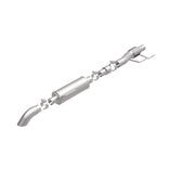 MagnaFlow Cat-Back, SS, 2.5/3in, Turn Down In Front Rear Tire 2015 Ford F150 2.7L V6T Ext Cab Magnaflow Catback