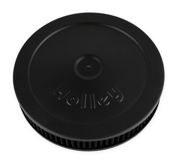 Holley Flat Base Air Cleaner 10" Black 120-145B HOLLEY Autoparts