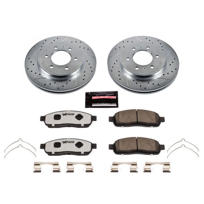 Power Stop 2009 Ford F-150 Front Z36 Truck & Tow Brake Kit PowerStop Brake Kits - Performance D&S