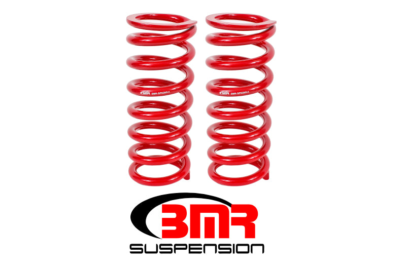 BMR 79-04 Fox Mustang Front Lowering Springs - Red BMR Suspension Lowering Springs