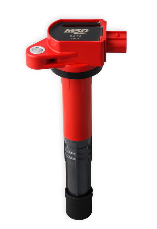 MSD Ignition Coil - Blaster Series - Honda/Acura 2.4L - Red 8219 MSD Autoparts