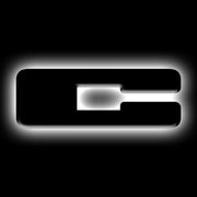 ORACLE Lighting Universal Illuminated LED Letter Badges - Matte Blk Surface Finish - C ORACLE Lighting Light Accessories and Wiring