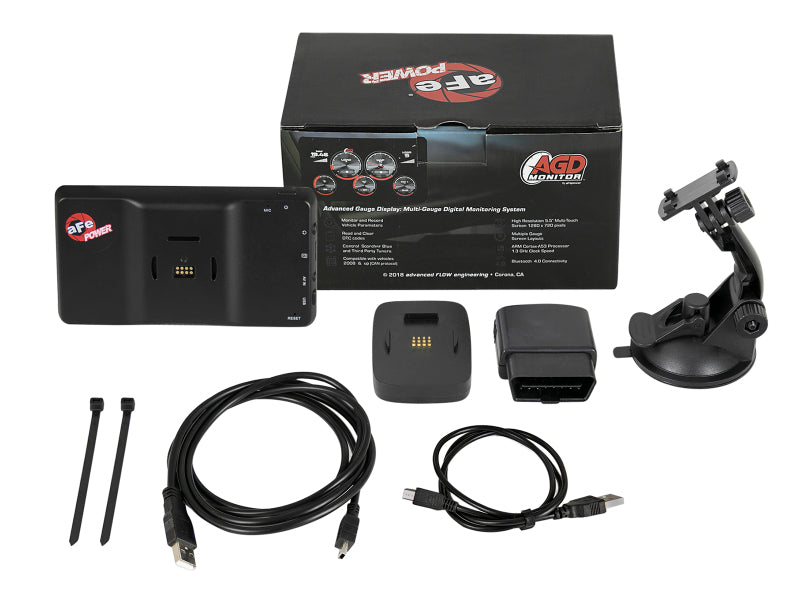 aFe AGD Advanced Gauge Display Digital 5.5in Monitor 08-18 Dodge/RAM/Ford/GM Diesel Trucks aFe Gauges
