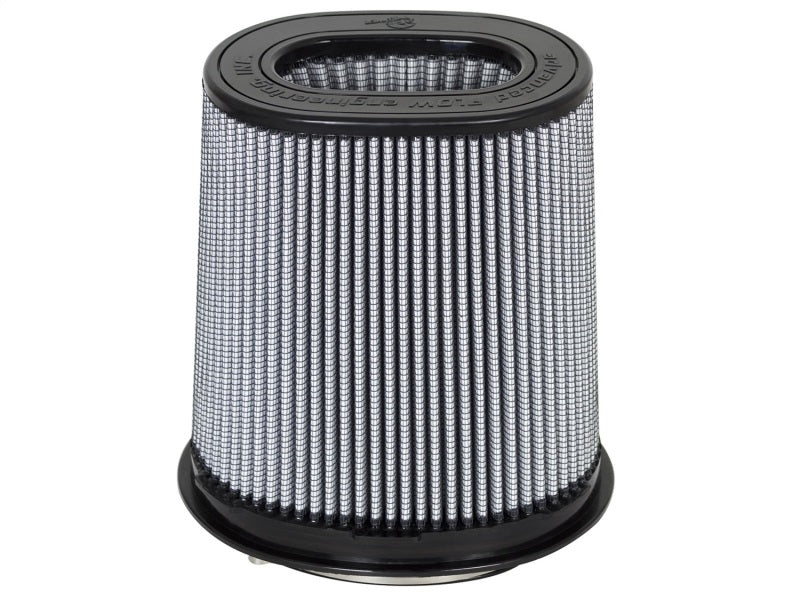 aFe Magnum FLOW Pro DRY S Air Filter 6.75x4.75 Flange 8.25x6.25 Base (Mt2) 7.25x5 Top 8.5 Height aFe Air Filters - Universal Fit