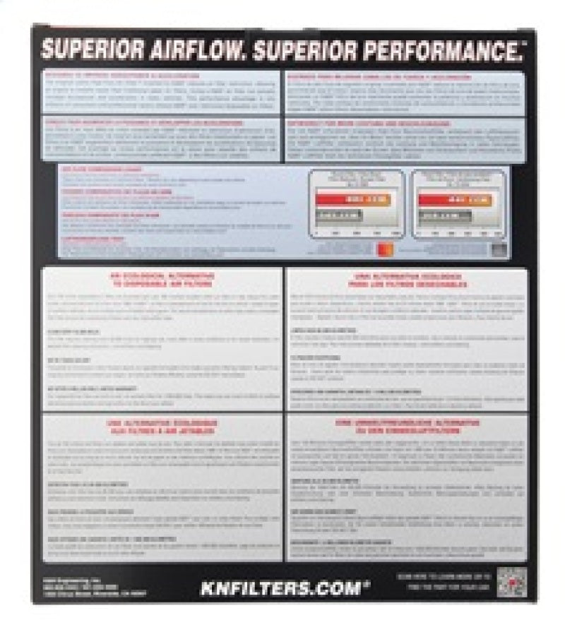 K&N 10 Chevy Camaro 3.6/6.2L Drop In Air Filter K&N Engineering Air Filters - Drop In