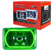 Oracle Pre-Installed Lights 4x6 IN. Sealed Beam - Green Halo ORACLE Lighting Headlights