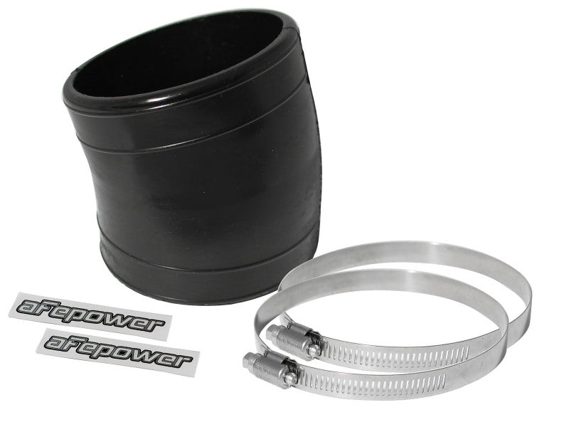 aFe Magnum FORCE Intake Coupling Kit (3-1/2 IN ID x 3 IN L x 15 Deg.) Elbow Coupler - Black aFe Air Intake Components
