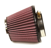 K&N Universal Chrome Filter 2.875in Flange ID / 5.188 Base OD / 3.5in Top OD / 4.438in Height K&N Engineering Air Filters - Universal Fit
