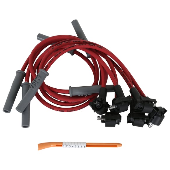 Super Conductor Spark Plug Wire Set, Ford Mustang 3.8L, V6, '94-'98 32289 MSD Autoparts