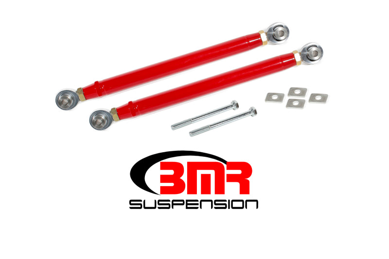 BMR 16-17 6th Gen Camaro Rear Double Adj. Rod Ends Toe Rods - Red BMR Suspension Suspension Arms & Components