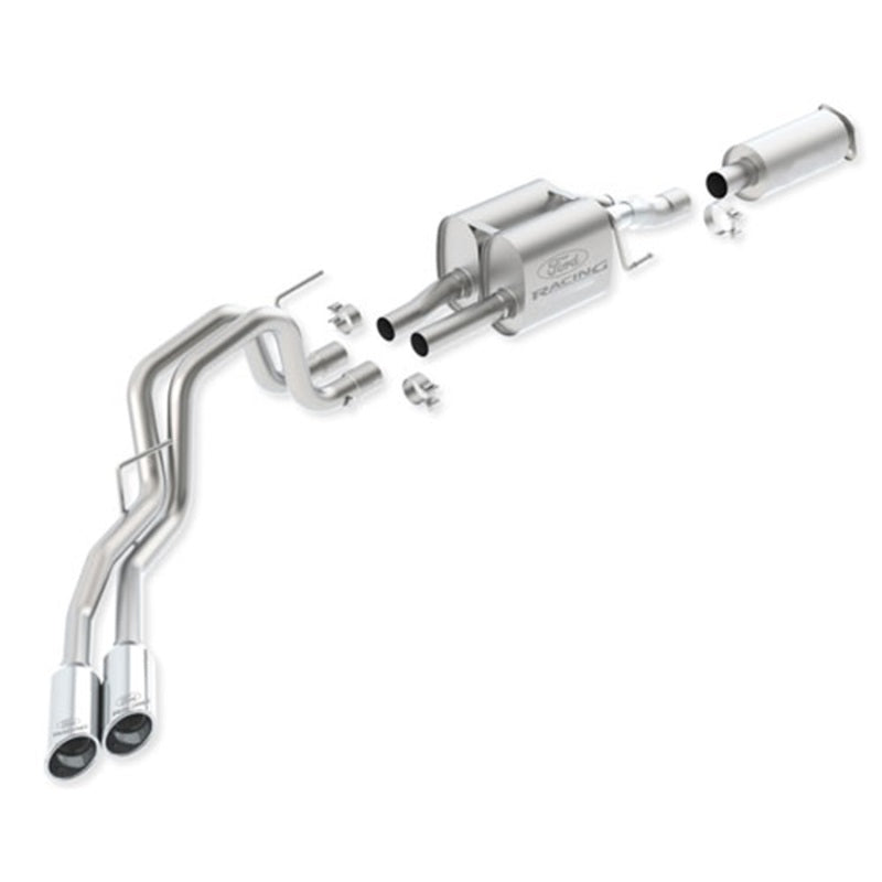 Ford Racing 2011-2014 F-150 SVT Raptor 6.2L Cat-Back Touring Exhaust System 145-inch WB Ford Racing Catback