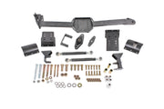 BMR 05-14 S197 Mustang Body Mount Watts Link Rod End/Poly w/ Adj. Axle Clamps - Black Hammertone BMR Suspension Diff Braces