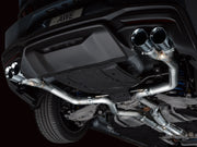 AWE 2024 Ford Mustang GT Fastback S650 RWD Track Edition Cat-Back Exhaust w/ Quad Chrome Silver Tips AWE Tuning Catback