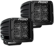 Rigid Industries D Series PRO Midnight Edition - Spot - Diffused - Pair Rigid Industries Light Bars & Cubes