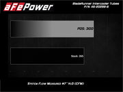 aFe Bladerunner Intercooler Tubes Hot Side 2.5in 17-20 Ford F-150 Raptor V6 3.5L(tt) aFe Intercoolers
